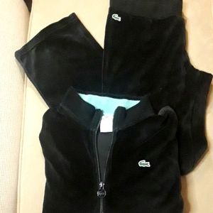 Vintage Lacoste Sport Velvet Tracksuit 